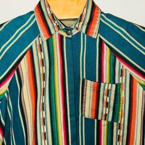 Aztec Southwest Women’s Cowgirl Large Shirt (slight flaw)